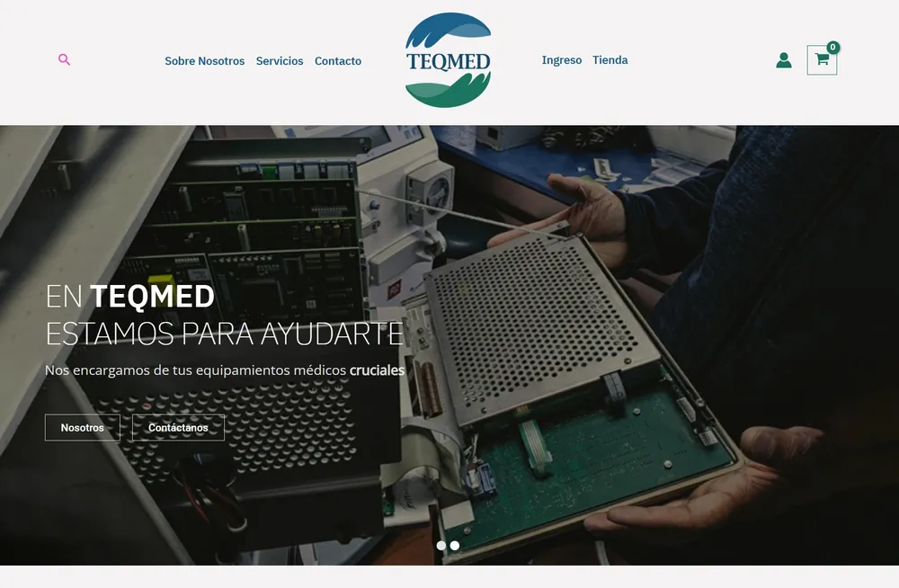 Captura del proyecto TEQMED SpA